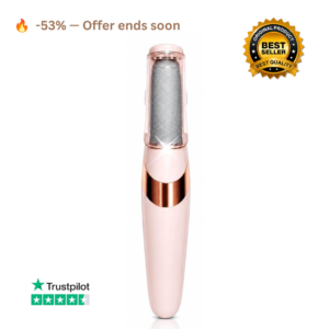 Luxanero™ Callus And Dead Skin Remover Foot Scrubber Mini Rechargeable Electric Foot File